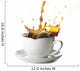Pouring Coffee Cup Wall Decal
