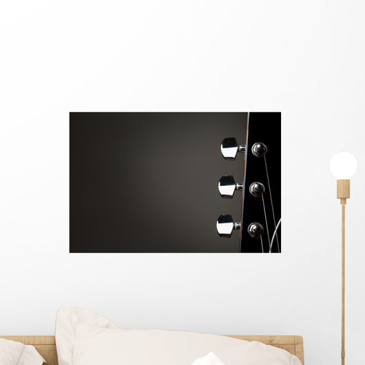 Vintage Electric Guitar Wall Decal