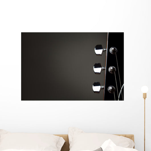 Vintage Electric Guitar Wall Decal
