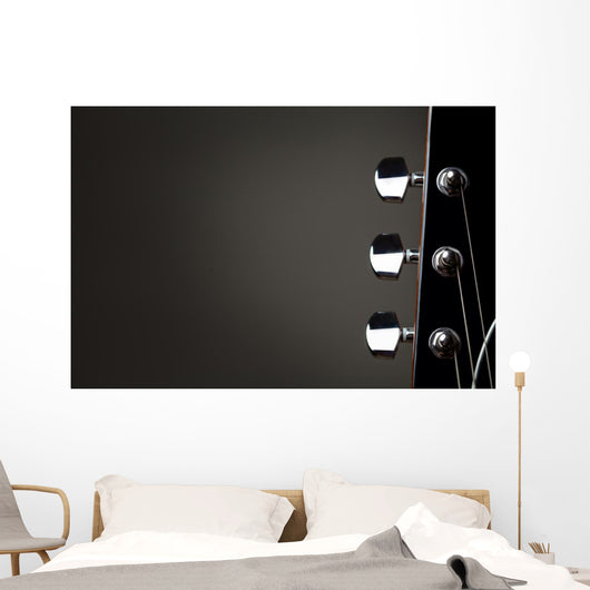 Vintage Electric Guitar Wall Decal