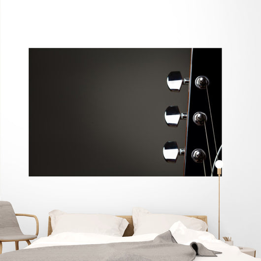 Vintage Electric Guitar Wall Decal