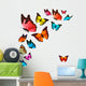 Colorful Butterflies Wall Stickers Wall Decal