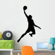 Silhueta Basquetebol Wall Decal