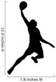 Silhueta Basquetebol Wall Decal