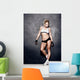 Young Fitness Woman Wall Decal