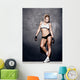 Young Fitness Woman Wall Decal
