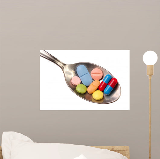 Pills Spoon Wall Decal