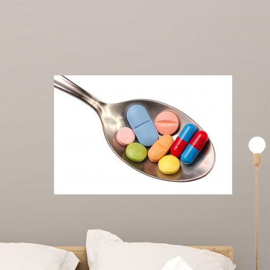 Pills Spoon Wall Decal