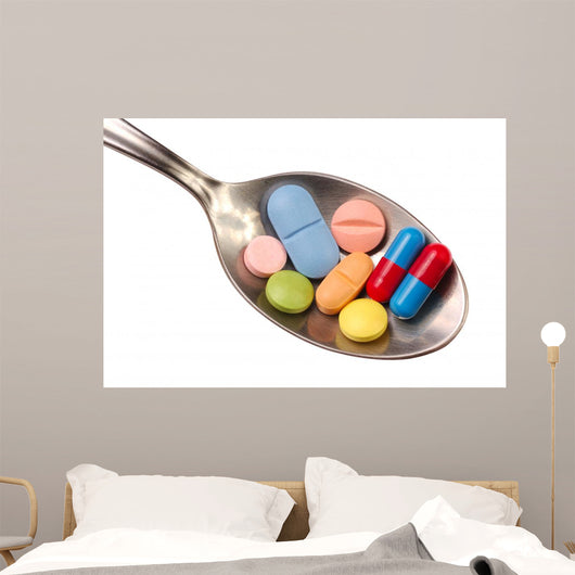 Pills Spoon Wall Decal