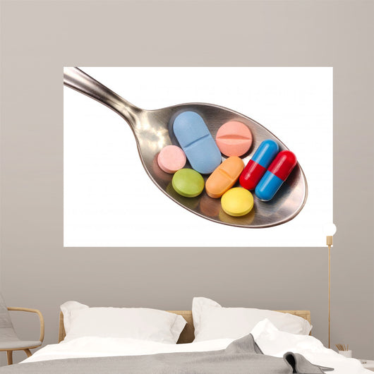 Pills Spoon Wall Decal