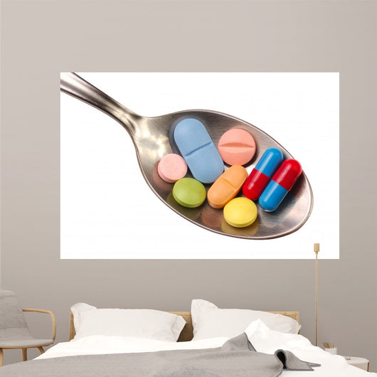Pills Spoon Wall Decal