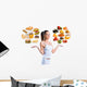 Unhealthy Vs Healthy Food Wall Decal