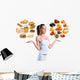 Unhealthy Vs Healthy Food Wall Decal