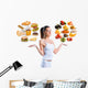 Unhealthy Vs Healthy Food Wall Decal