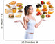 Unhealthy Vs Healthy Food Wall Decal