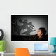 Boy Is Afraid Ghosts Wall Decal