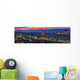 Florence City Sunset Wall Decal Panoramic Wall Decal Design 2