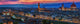 Florence City Sunset Wall Decal Panoramic Wall Decal Design 2
