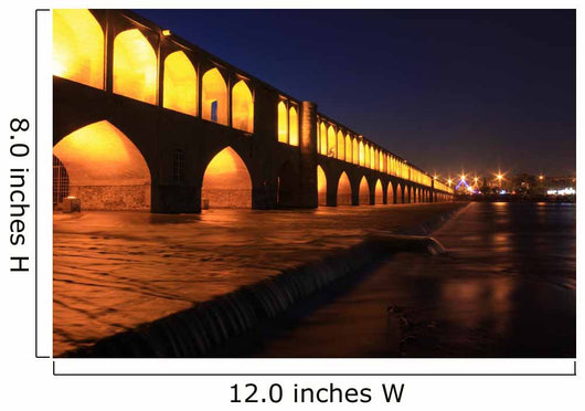 Sio-se-pol Bridge Esfahan Iran Wall Decal