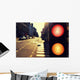 Traffic Lights Street Night Wall Decal