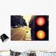 Traffic Lights Street Night Wall Decal