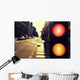Traffic Lights Street Night Wall Decal