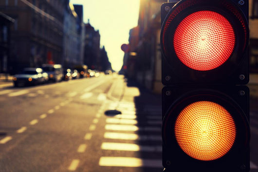 Traffic Lights Street Night Wall Decal