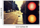 Traffic Lights Street Night Wall Decal
