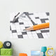 Crossword Puzzle Glasses and Wall Decal