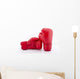 Red Boxing Gloves Wall Decal