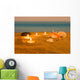 Candle Beach Relaxation Concept Wall Decal