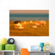 Candle Beach Relaxation Concept Wall Decal