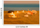 Candle Beach Relaxation Concept Wall Decal