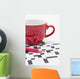 Crossword Puzzle and Pen Wall Decal