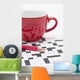 Crossword Puzzle and Pen Wall Decal
