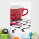 Crossword Puzzle and Pen Wall Decal