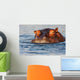 Adult Male Hippopotamus Hippopotamus Wall Decal
