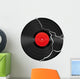 Broken Blank Vinyl Record Wall Decal