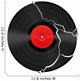 Broken Blank Vinyl Record Wall Decal