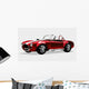 Classic Shelby Cobra Roadster Wall Decal
