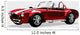 Classic Shelby Cobra Roadster Wall Decal