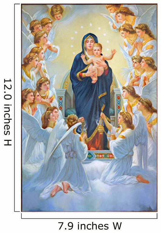 Madonna among Angels Wall Decal