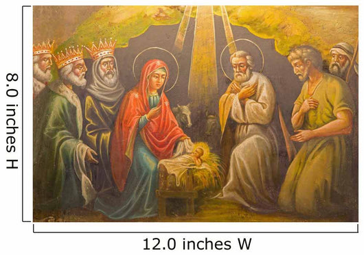 Jerusalem Greek Orthodox Nativity Wall Decal