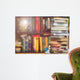 Education Concept Reading Bookshelf Wall Decal