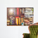 Education Concept Reading Bookshelf Wall Decal