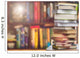 Education Concept Reading Bookshelf Wall Decal