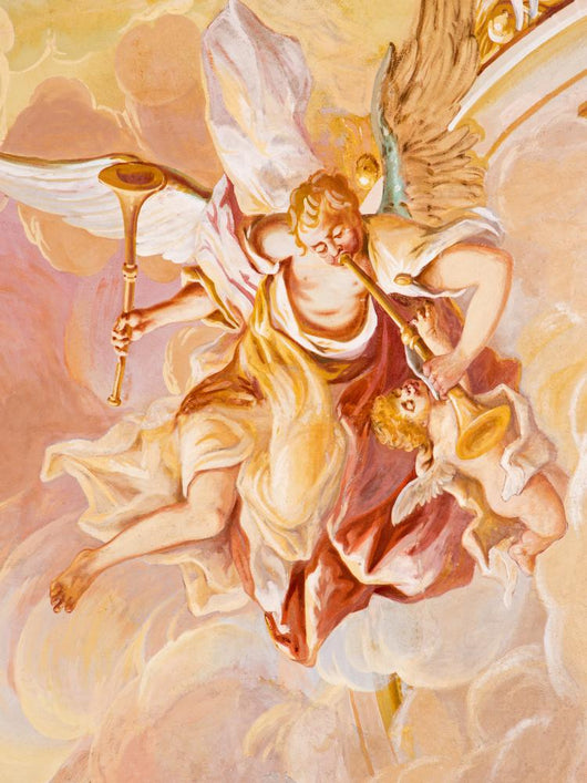 Fresco Angels Wall Decal