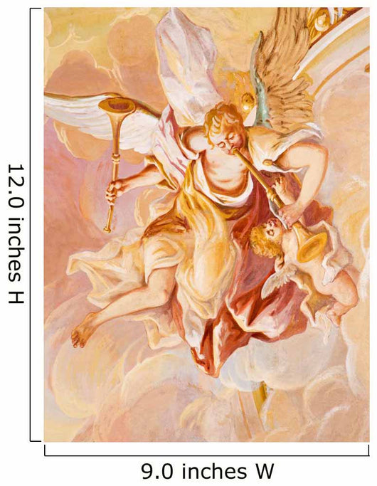 Fresco Angels Wall Decal