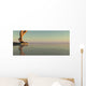 Woman and Sunset Wall Decal Panoramic Wall Decal