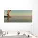 Woman and Sunset Wall Decal Panoramic Wall Decal